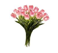 MagiDeal Lampe florale artificielle Flower Light, facile d'entretien, éclairage doux, centre table, décoration intérieure, lampe d'ambiance pour, Rose
