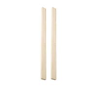 MagiDeal Lot de 2 Guides de Rouleau à pâtisserie en Bois légers Règle de Cuisson Bandes de pâte à mesurer pour Artisanat en Argile Sculpture Mudboard Pizza, 5MM