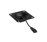 MagiDeal Mécanisme de siège de contrôle d'inclinaison de chaise de bureau, plaque pivotante inclinable, pièces de rechange robustes et robustes pour chaises de, carré 14x14cm