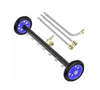 MagiDeal Nettoyeur Haute Pression Accessoire Aluminium Brosse de Surface Buse de Nettoyage Commutateur Mode Adapté pour Entretien Voiture Terrasse Garage Cour, Bleu