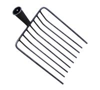 MagiDeal Outil de Fourche Remplacer La Tête de Rasage de La Tête, Fourche de Jardin, Rateau Jardin, Fourche à Compost à Fumier Accessoire de Jardin Outil de Jardinage, 9 Dents