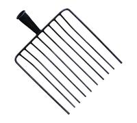 MagiDeal Outil de Fourche Remplacer La Tête de Rasage de La Tête, Fourche de Jardin, Rateau Jardin, Fourche à Compost à Fumier Accessoire de Jardin Outil de Jardinage, 10 Dents