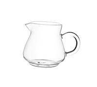 MagiDeal Pichet à Crème En Verre, Mini Carafe Tasse à Café En Verre, Pot à Lait En Verre Borosilicate, Verrerie avec Poignée, Verseur de Lait Transparent pour Thé, Expresso, Latte, 250 ml 7x5.5x8.3 cm