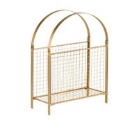 MagiDeal Porte-revues, organiseur livres et dossiers, étagère métallique, panier rangement autoportant pour magazines, décoration pour salon ou salle