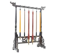 MagiDeal Porte Stylo Porte Plume à 12 Pinceau En Bois Pour Calligraphie Chinoise