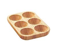 MagiDeal Porte-œufs Récipient à œufs Pratique en bois 6 Grille Organisateur d'œufs Plateau de stockage d'œufs pour réfrigérateur Tabletop Restaurant Cabinet