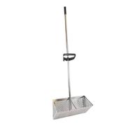 MagiDeal Râteau Anti-Puces de Sable, Râteau à Sable en Métal, Tamis à Sable, Poulet de Sable Râteau de Sable,Panier Large, Outil Manuel pour Ramasser les Coquillages, pour la Pêche et la Plage