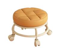 MagiDeal Seat à roulettes bas tabouret à roues bas, Orange