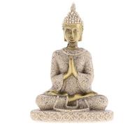 MagiDeal Statuette de Bouddha en Roche Sable, Sculpture Bouddhiste Statue pour Décoration, Méditation