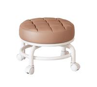 MagiDeal Tabouret de siège à roulettes bas rotatif à 360 ° tabouret de ménage paresseux rond enfants robuste léger tabouret bas à poulie robuste pour salons, Café