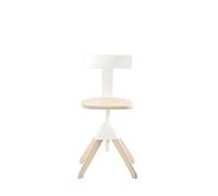 Magis la Chaise Wild Bunch Tuffy, Blanc/hêtre Naturel