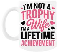 MAGITONE Je Ne Suis Pas Une Femme-Trophée Tasse À Café Blanche Tasse À Thé En Céramique White Coffee Mug Ceramic Tea Cup