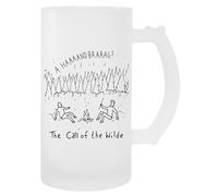 MAGITONE L'appel De La Forêt Tasse À Bière En Verre Avec Poignée Glass Beer Cup Handled Beverage Mug