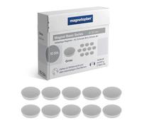 Aimant rond 'Basic', 32 mm, gris