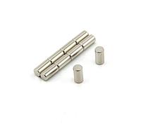 Magnetastico | 10 aimants en néodyme N52 tige 5x10 mm | Magnet frigo réfrigérateur Aimant puissant tableau magnétique Magnets circulaires panneau blanc Aimant cylindrique cylindre