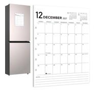 Magnetic Calendar Planner - 18-Month Fridge Organizer, Event Planning Tool | Monthly Wall Calendar for Homeowners Students Teachers Freelancers Home School Living Room Bedroom Classroom Office