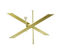 Magnetic Mobel Pieds de Table en métal Orion - Structure en Croix - Cadre de Table Spider - Pieds de Table pour Table à Manger, Table de Travail (d'or, 95x45 cm (Table Basse))