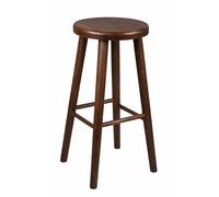 Magnetic Mobel Tabouret en Bois Solide Petit déjeuner pub Bar Cuisine Nouveau hêtre 60 cm (Noyer)