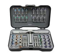 Magnetic Ratchet Kit - Aluminum Alloy, Multi Bit Ratcheting Screwdriver Set, Detachable Handle Tool | 50 In 1 Repair Kit, Magnetic Bit Holder, For Electronics, Bicycle Maintenance, Home Repairs