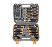 Magnetic Screwdriver and Bits Set - Handheld Equipment Magnetic with Case | Home Repair Screwdriver Hand Tool | for Hobbyists Father Professionals Furniture Assembly