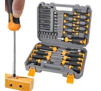 Magnetic Screwdriver With Bits - Heavy-Duty Repair Set | Magnetic Screwdriver With Bits - Heavy-Duty Set With Storage Case For Home Repair Furniture Assembly And DIY