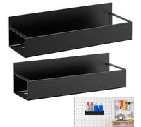 Magnetic Spray Can Holder 2PCS - Wall Mount Steel Organizer Rack | Heavy Duty Magnetic Paint Can Storage For Garage, Workshop, Toolbox, Holds Spray Bottles Oil Cans Space Saving