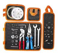 Magnetic Tool Mat - Flexible PVC Set, 4 Sizes With Built-In Handle | Non-Slip And Waterproof, 12x12cm To 33x25.2cm Range, 0.5cm Thick, Garage And Workshop Use, For Wrenches Screws & Bolts, Home