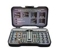 Magnétique Magnétique Tournevis Multibit Précision Magnétique Portable | Tournevis Set Pour La Maison Garage Réparation Vélo Montres Lunettes Solaires Ordinateur Matériel