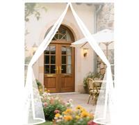 Magnétique Moustiquaire Porte 130 x 160 cm Anti Mouche Anti-Insectes Aimantée Mosquito Net Installation Facile sur Mesure pour Balcon, Patio, Chambre, Couloirs, Blanc