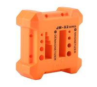 Magnétiseur-Démagnétiseur de Lame de Tournevis Professionnel Pick Up Outil Degaussing pour Bouts de Tournevis Petits Outils de Vis Outil de Collecte Orange