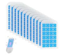 Magnetism Glue Cards Hogius Lot de 12 cartes adhésives pour piège à mouches d'intérieur Hogius