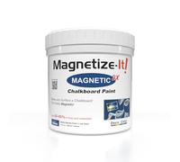 Magnetize-It! Peinture magnétique murale / tableau blanc (à base d'eau), bleu, 0,5 l, 500 ml, adhérence supplémentaire, haute énergie et durable, pour intérieur multi-usages