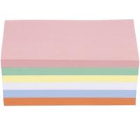 magnetoplan 111151510 carte de modération rose, vert, jaune, blanc, bleu, orange rectangulaire 200 mm x 100 mm 500 pc(s)