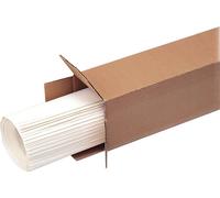 magnetoplan 1111552 Pinnwand Papier, 1.100 x 1.400 mm, weiß