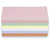 magnetoplan 112501510 carte de modération rose, vert, jaune, blanc, bleu, orange rectangulaire 200 mm x 100 mm 250 pc(s)
