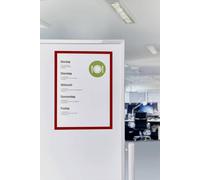 Cadre d'affichage magnétique, format A3, rouge