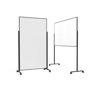 Magnetoplan 1181200 Tableau blanc design Vario 1000 x 1800 mm, cadre noir