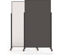 Magnetoplan 1181401 Tableau blanc design VarioPin feutre gris, cadre noir