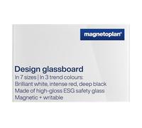 magnetoplan 13402000 - Tableau magnétique en verre design - 600 x 400 mm - Blanc brillant