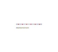 Magnetoplan 16250 Lot de 10 barres magnétiques pour mur Blanc 50 x 5 cm