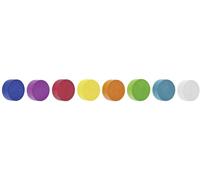 magnetoplan Aimant Circle (Ø) 30 mm bleu, rose, rouge, orange, jaune, vert, bleu-vert, blanc 8 pc(s) 16654810