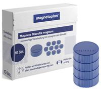 magnetoplan Aimant Discofix Magnum (Ø x H) 34 mm x 13 mm rond bleu foncé 10 pc(s) 1660014
