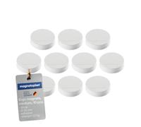 Magnetoplan Aimant Ergo Medium (Ø x H) 30 mm x 8 m rond blanc 10 pc(s) 1664000