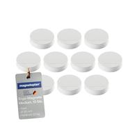 Magnetoplan Aimant Ergo Medium (Ø x H) 30 mm x 8 m rond blanc 10 pc(s) 1664000
