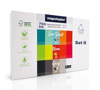 magnetoplan carte de modération Set II 117501502 200x100mm assorti. 3x250p.