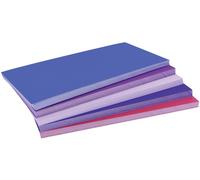 magnetoplan Dawn carte de modération trié par couleur, violet, rouge rectangulaire 200 mm x 100 mm 250 pc(s)