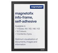 Cadre d'affichage magnetofix, A4, noir