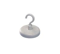 MAGNÉTOPLAN Lot de 3 Aimants à crochet, blanc, diamètre: 36 mm