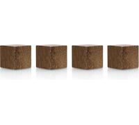 magnetoplan Magnet Wood Series Cube 1665351 20x20x20mm Walnut 4pcs
