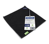 magnetoplan magnetoCleaner ecoAware, chiffon magnétique en microfibres de polyester, chiffon de nettoyage noir en bouteilles de PET recy s